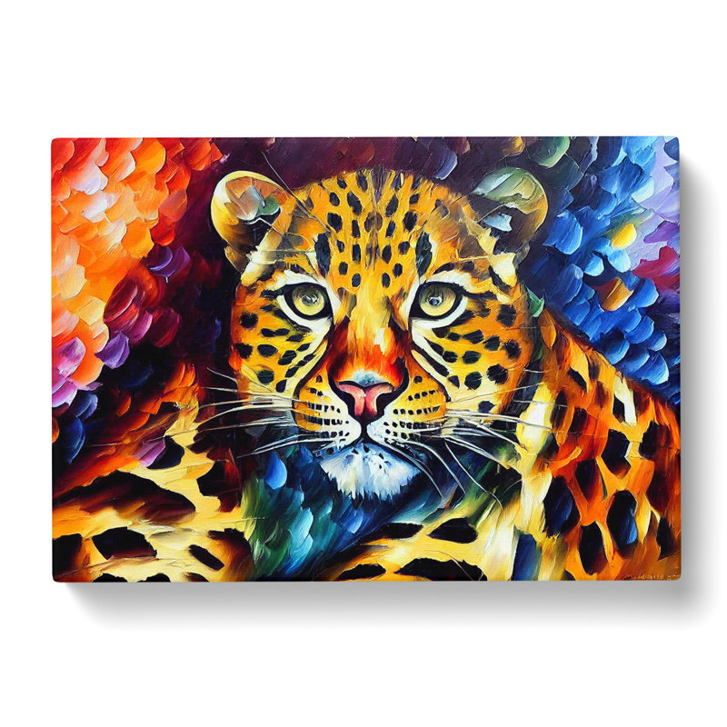 Leopard Painting Vol.2 Abstract - Wrapped Canvas, 50cm H x 76cm W x 3cm D