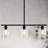 5.9''(W) Glass Dimmable Modern Linear Kitchen Island Pendant Lights with Adjustable Height 3 - Light-91240435-91358081-91358080