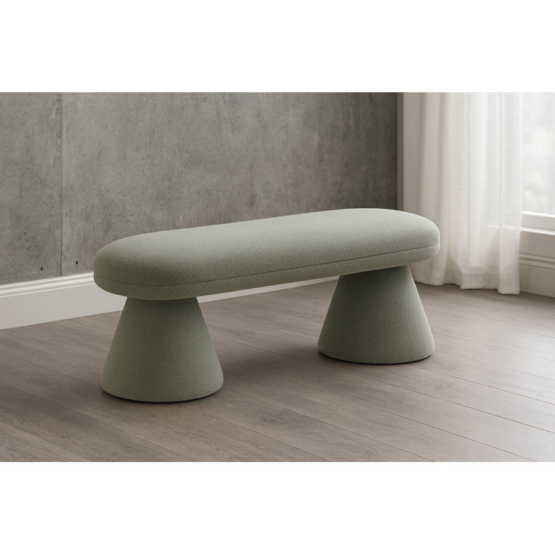 Banc rembourré Brimfield Drum, Menthe