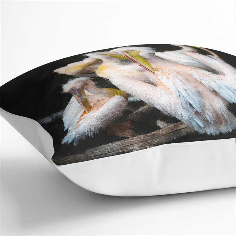 Square Cushion, White, 55cm H x 55cm W x 20cm D