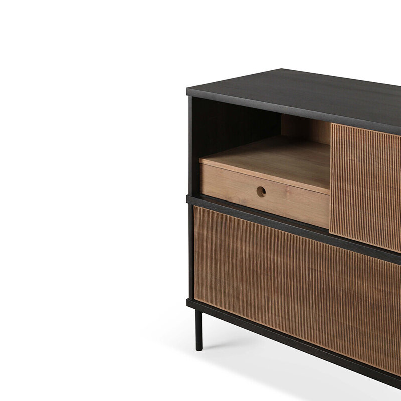 Oscar 88.1'' W Solid Wood Sideboard
