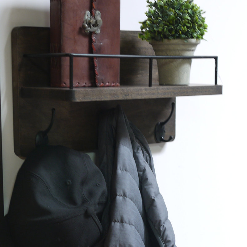 Movses Solid Wood Floating Shelf
