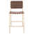 Cognac Leather/Natural Unfinished Frame