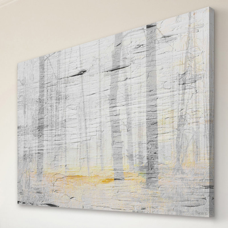 Golden Ground Forest Scene Canvas Print, 24" x 16"