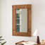 Solid Wood Rectangle Mirror