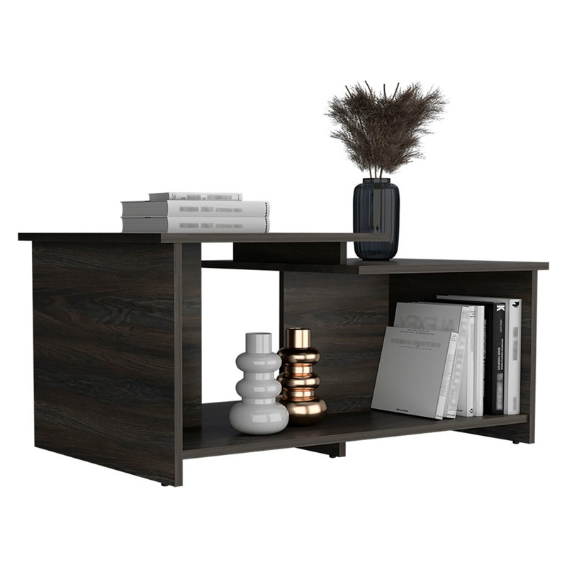 Wema 3 Coffee Table, Lower Open Shelf, Brown