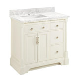 Claudia 36" Mahogany Single Basin Vanity Set with Cabinet, Vanity Top