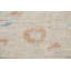 Tapis beige en laine noué à la main de conception unique 3 pi 11 po x 4 pi 11 po New Age