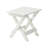 Hips Outdoor Foldable Furniture , 2 Chairs And Rectangular White Table For Stylish Spaces Chair Functional Living