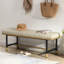 Banc rembourré en similicuir Makayla-1096098523