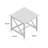 Fequiere Square Oak Outdoor Side Table