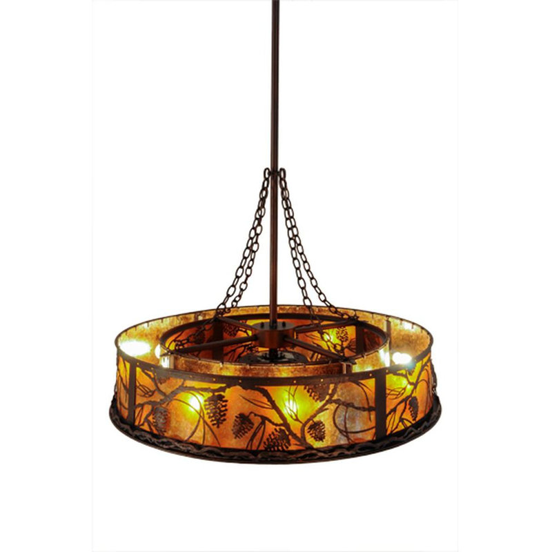 Whispering Pines Downrod Ceiling Fan