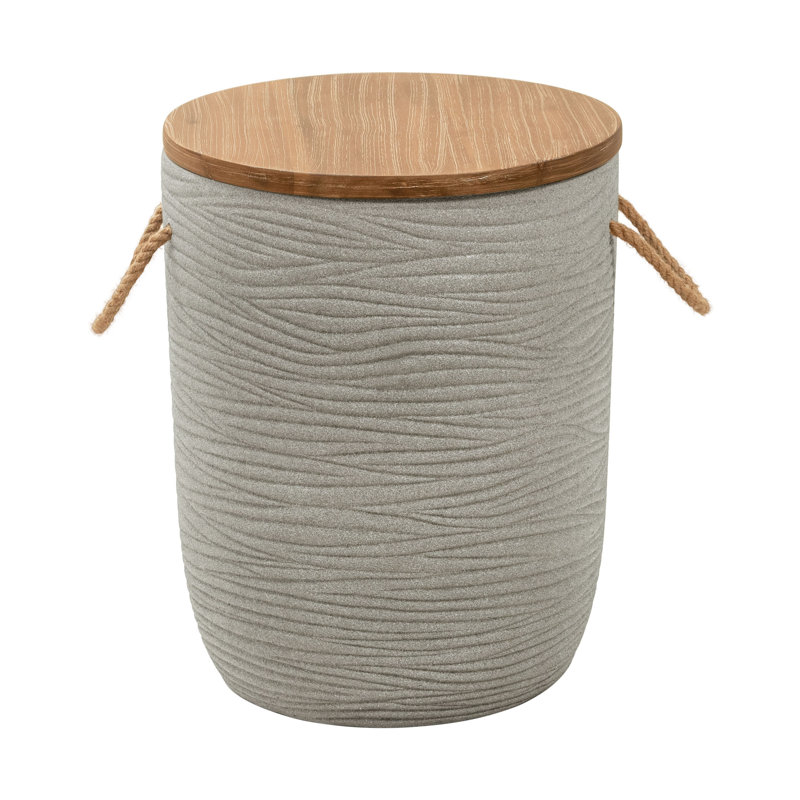 Table d'appoint Biban naturelle et grise