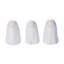  Dolomite 7.75 in. White Halloween Pearlescent Ghost Figurine In Display Set of 12