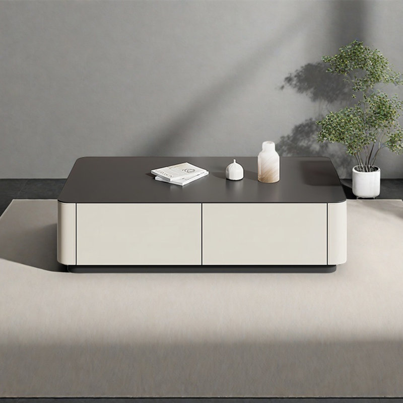 Table basse moderne moderne, H 14,2 po x L 51,2 po x l 27,6 po