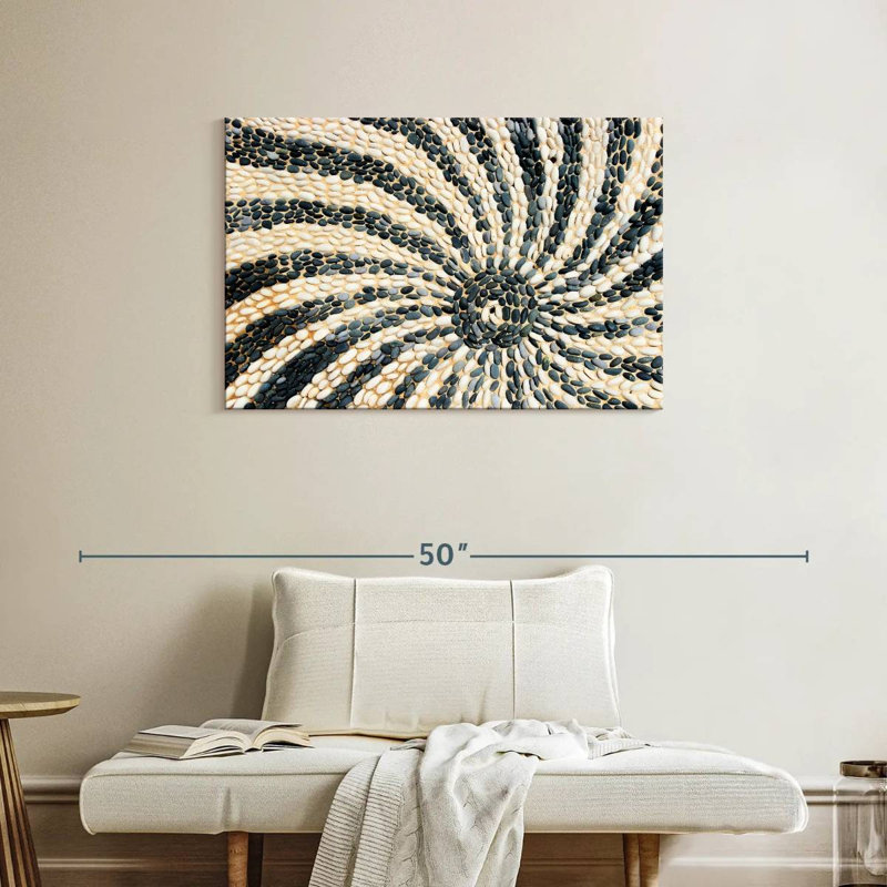 Mosaïque de galets Avery Sun, H 24 po x l 36 po