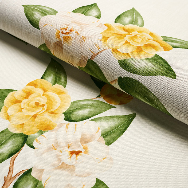 Tissu intérieur / extérieur Casablanca Casablanca, Jaune pâle