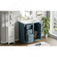 Ensemble de meuble-lavabo 30 po avec lavabo en céramique, armoire de rangement en bois massif, ensemble de meuble-lavabo autoportant avec 3 tiroirs et portes à fermeture douce-91366041-91366054