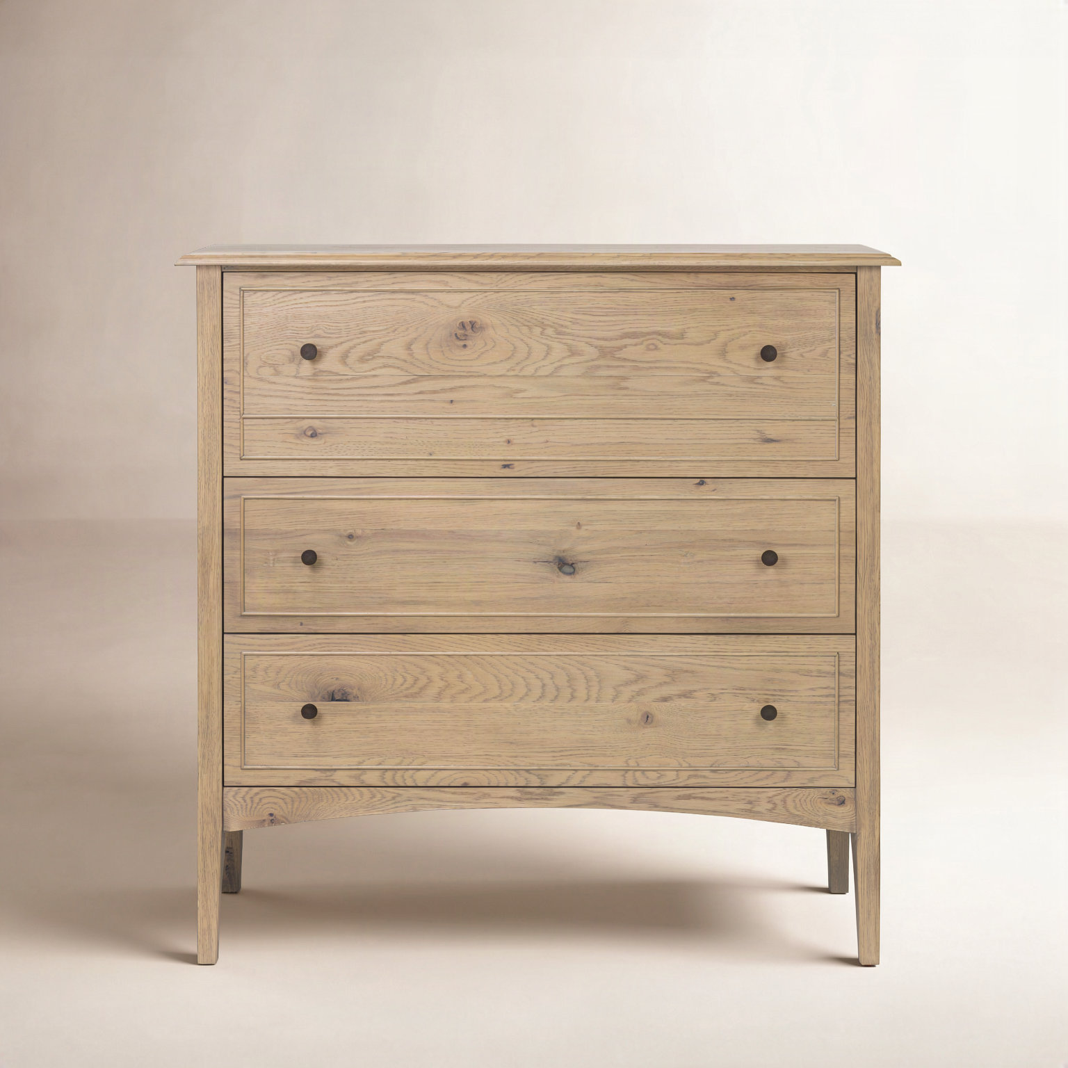 42" Oak Dresser, Aged Smoked Oak