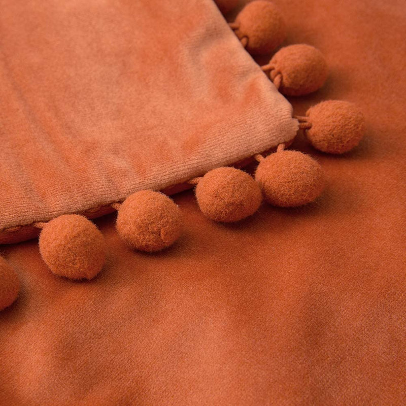 Housse de coussin carrée, Orange