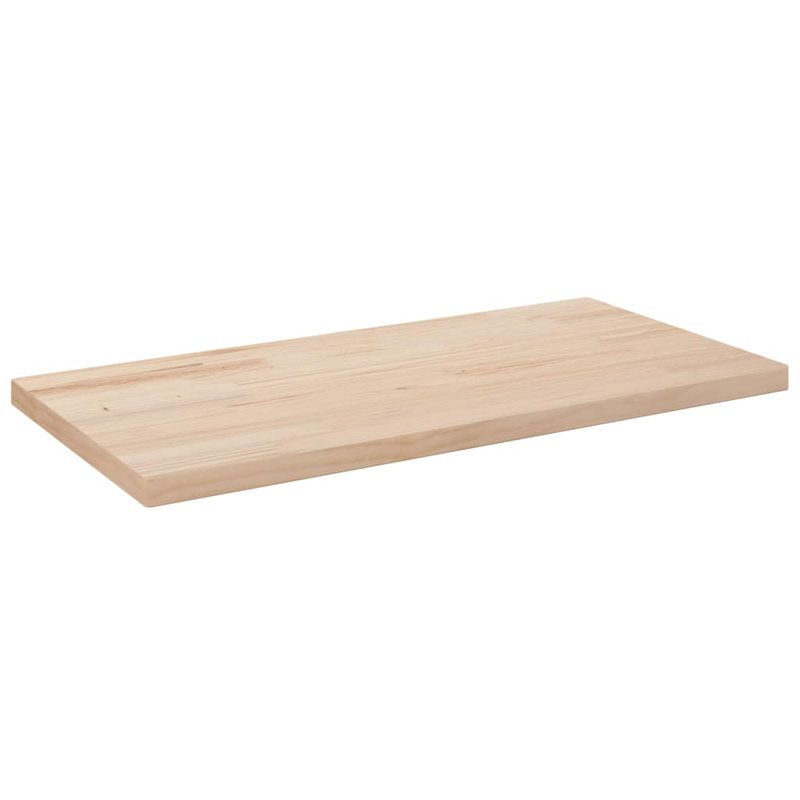 Quenemo Solid Wood Table Top, Brown, 2.5cm H x 80cm W x 40cm D
