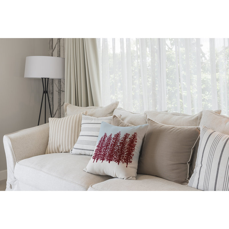 Holiday Essence Reversible Throw Pillow, Red, 26" H x 26" W