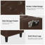 Banc avec repose-pieds 60 po-384051986
