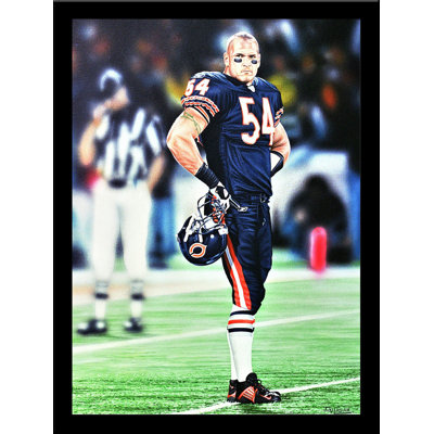 " Brian Urlacher Chicago Bears " by Darryl Vlasak