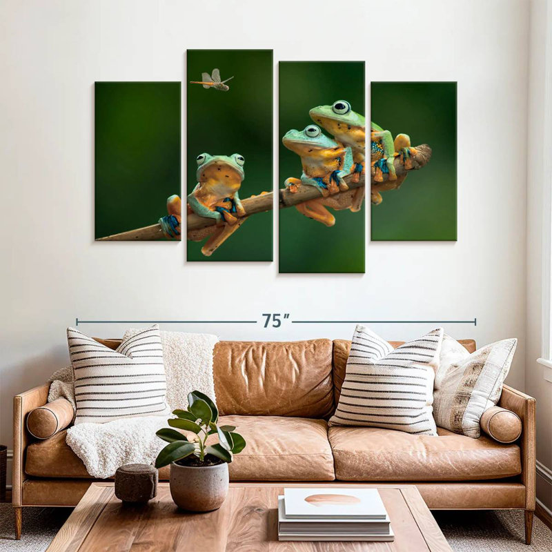 Brampt Hungry Frogs, 42'' H x 68'' W