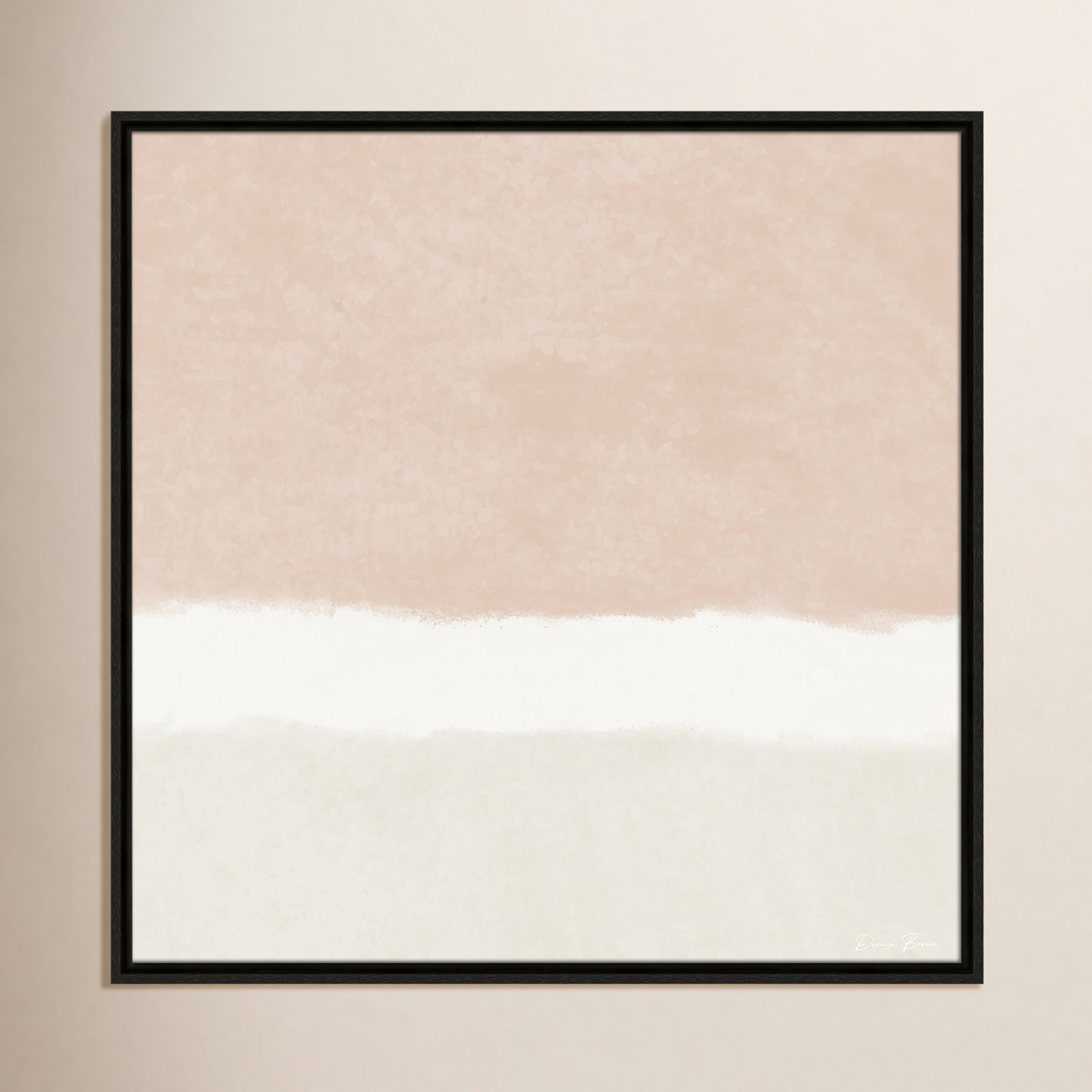 Willadeene "Slate 2" Print, 25.5" H x 25.5" W, Espresso Framed