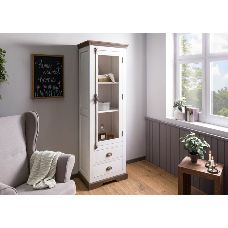 Toulouse Display Cabinet, Lacquered White