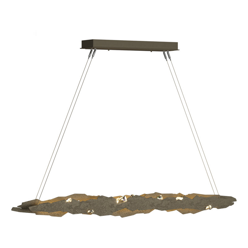 Trove Kitchen Island LED Pendant, Soft Gold