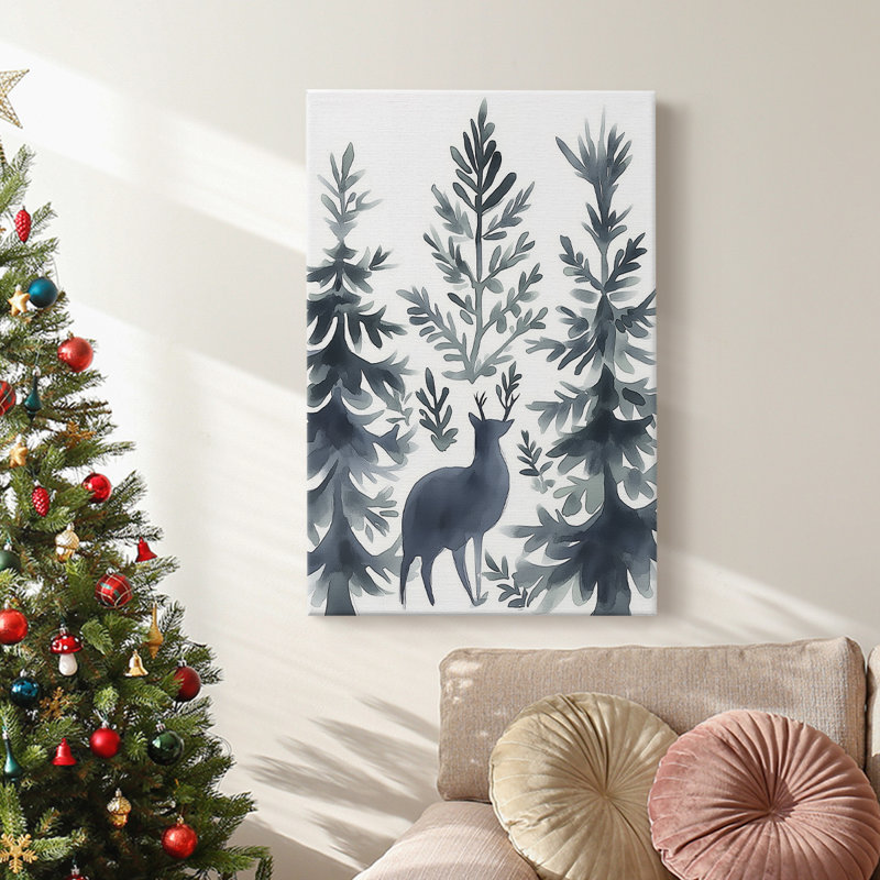 Art des Fêtes de Noël - Toile tendue avec châssis CCCCXV, H 18 po x l 12 po