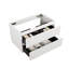 Armoire murale blanche sans lavabo, capacité de rangement accrue de 20%, tiroirs silencieux, poignée moderne, meubles fabriqués en blanc - 36W-201. Surface supplémentaire. Tiroir. Vision chic. . 17,85 po-1768520190-1768520161