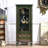 Green Solid + Manufactured Wood+Glass Display Cases