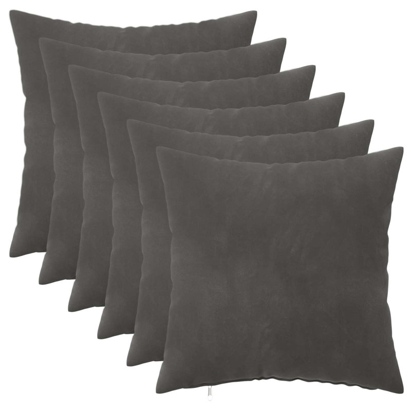 Dark Grey Cushion, Square 30cm, Dark Grey