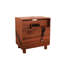 Table de chevet avec station de charge, table de chevet en bois avec 2 tiroirs de rangement, table de bout pour chambre à coucher, salon-2001204955