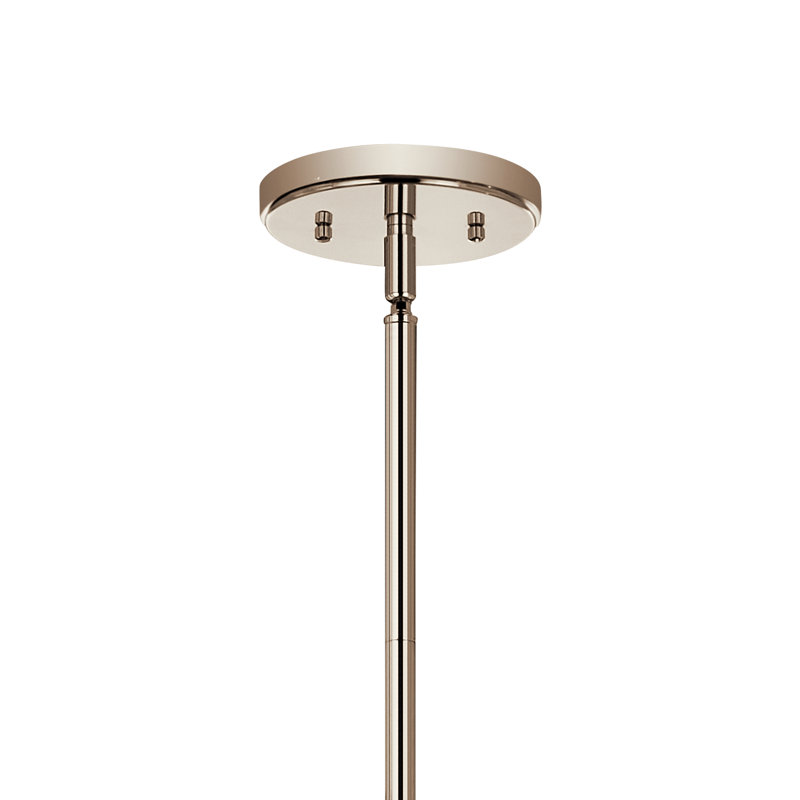 Lustre 8 lumières 40,25 "40,25", Nickel poli