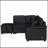 L Shape Sectional Sofa with Storage Ottoman