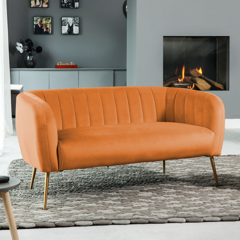 Aylin 2 Seater Sofa, Orange