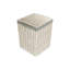 Wicker Square Laundry Basket with Sage Lining-764632082-764632084