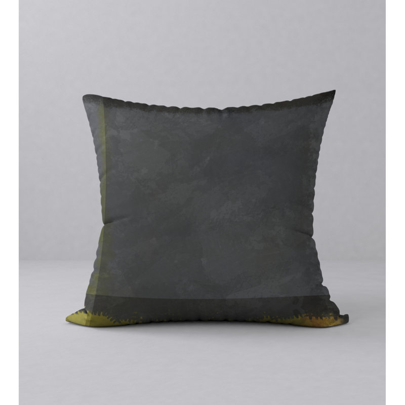 Housse de coussin décorative carrée en confidence Dipali, H 18 po x l 18 po