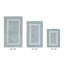 Ensemble de tapis de salle de bain réversible 100% coton ultra doux 3 pièces Atle-422382862-441759782