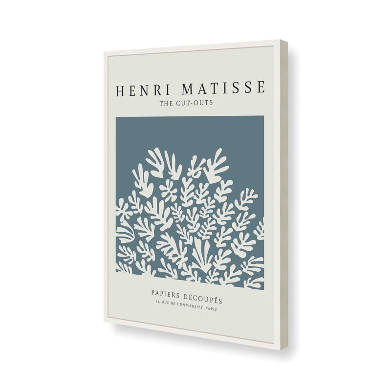 Matisse's La Gerbe, Blanc opaque, Reproduction encadrée sans passe-partout, H 37 po x l 25 po