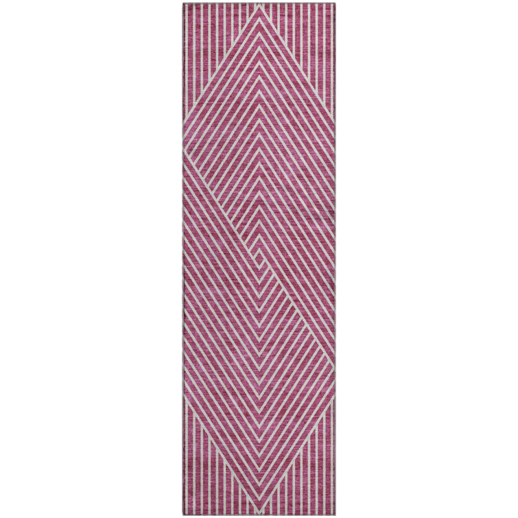 Premium Machine Washable Prisco Blush Rug