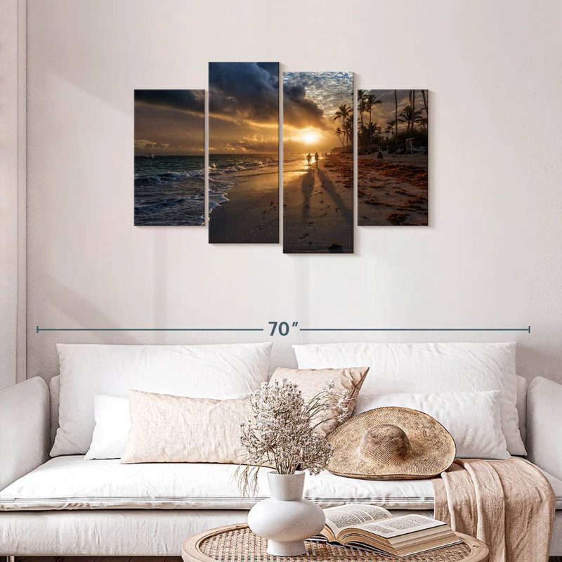 Paysage de plage Dominicain