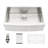 33" L x 21" W Single Bowl Stainless Steel Farmhouse/Apron Kitchen Sink-94673859