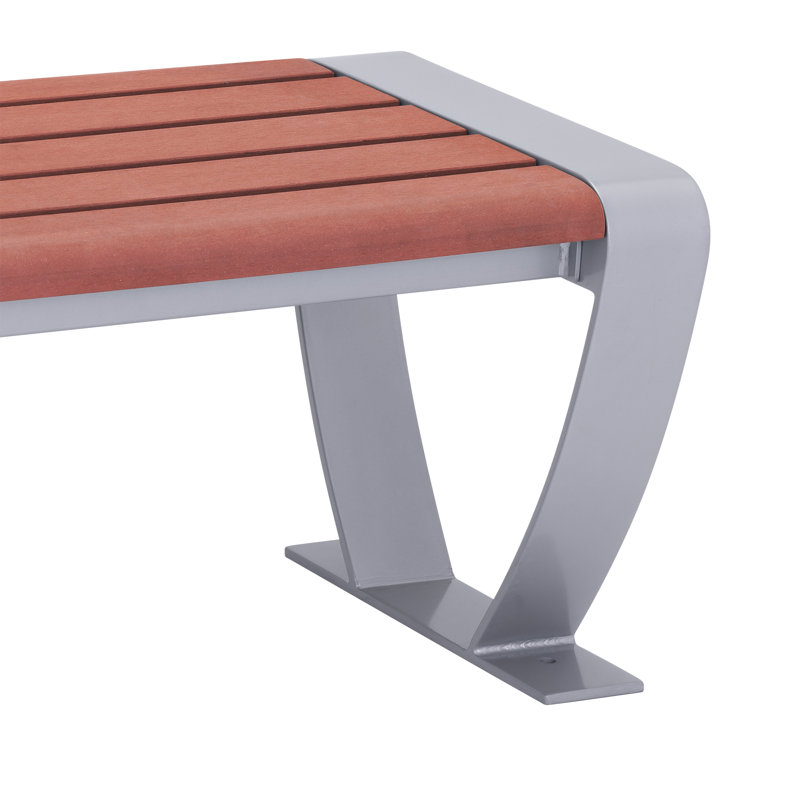 Banc en plastique recyclé de qualité supérieure Open Air Series