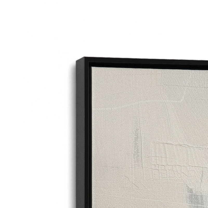 Obsidian Echo, ensemble de 2 toiles encadrées, Cadre flottant noir satiné, H 36,75 po x l 49,5 po x P 1,75 po