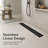 FlowCore 24" Matte Black linear grid drain-126309753